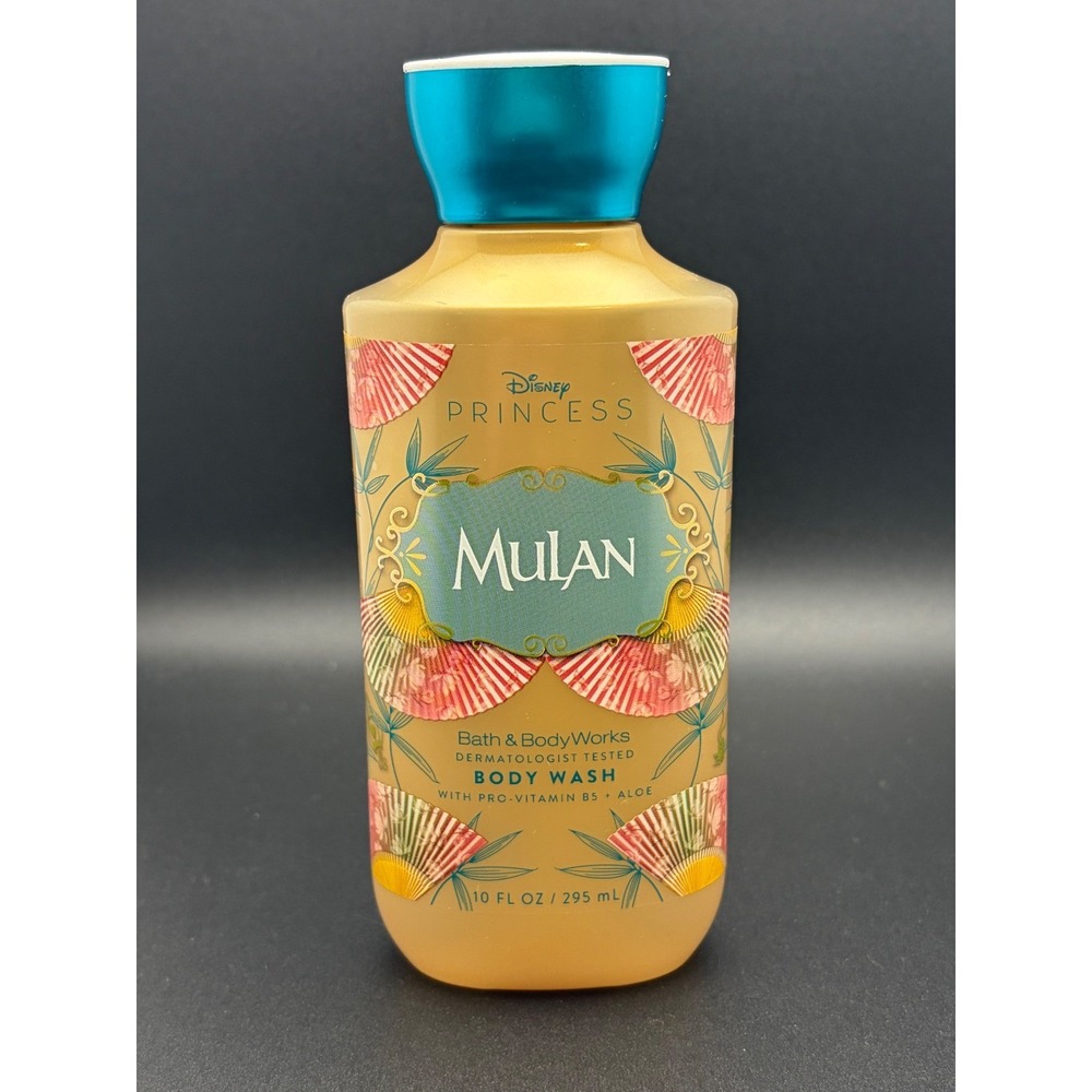 Bath & Body Works Disney Princess Mulan Body Wash 10oz Magnolia Apricot New